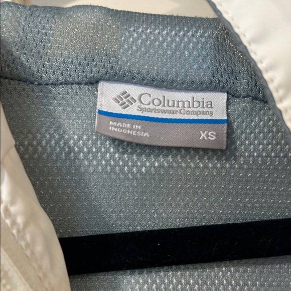 Columbia Women's White Hooded Windbreaker Jacket Size XS - Picture 2 of 10